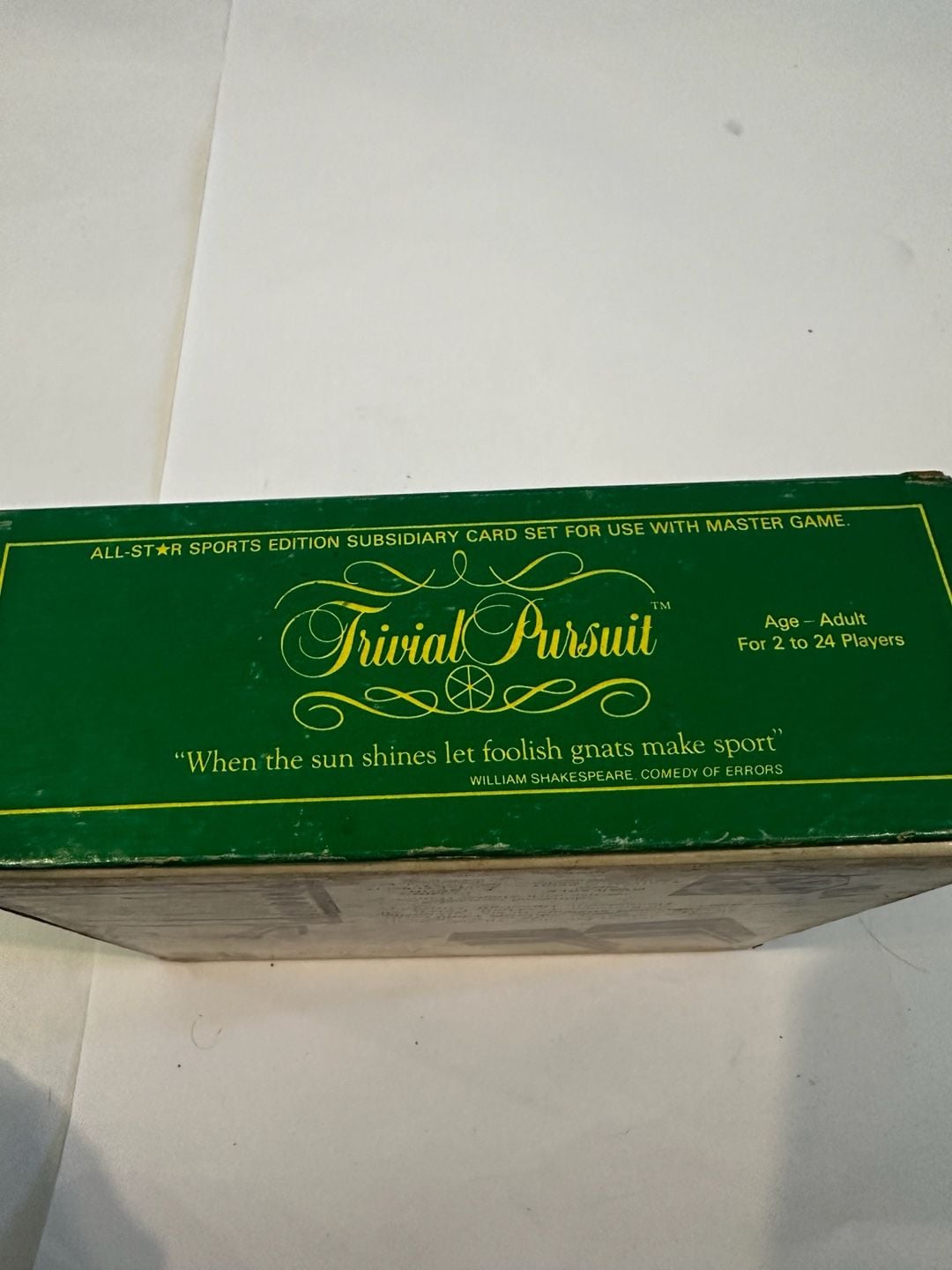 Trivial Pursuit All-Star Sports Edition Subsidiary 5