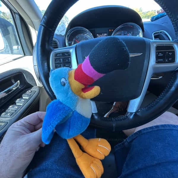 Kellogg's Toucan Sam Plush Stuffed Animal Toy Vintage 1990s