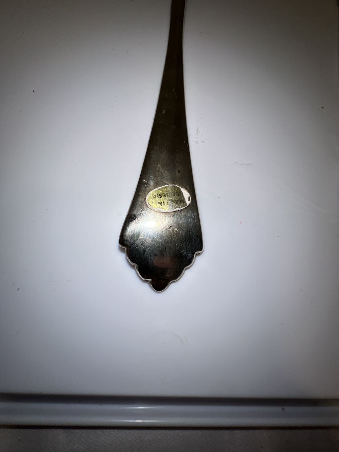 International Deep Silver Cake Server And Fork Set Silver Plated 3