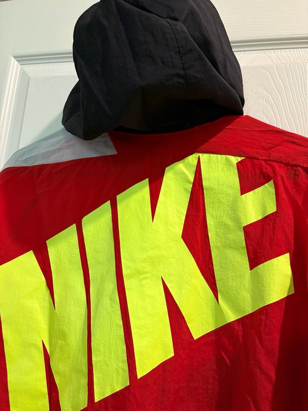 Youth Nike Core Amplify Windrunner Jacket Red Black White 6