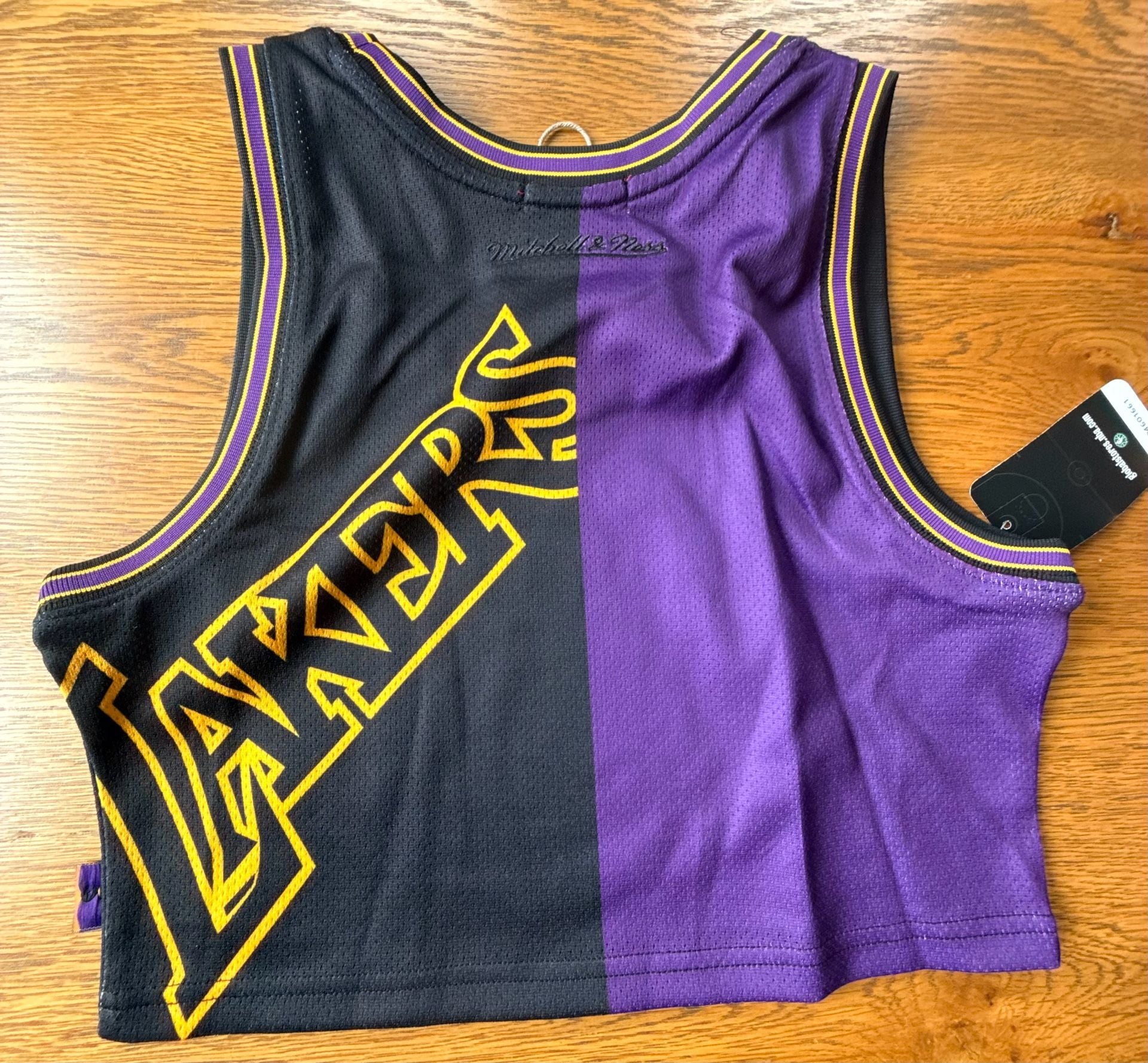 Mitchell & Ness Los Angeles Lakers Crop Top Size XS 4
