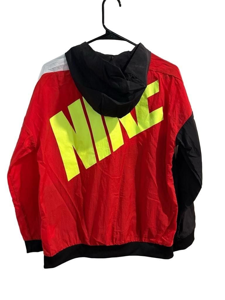 Youth Nike Core Amplify Windrunner Jacket Red Black White 5