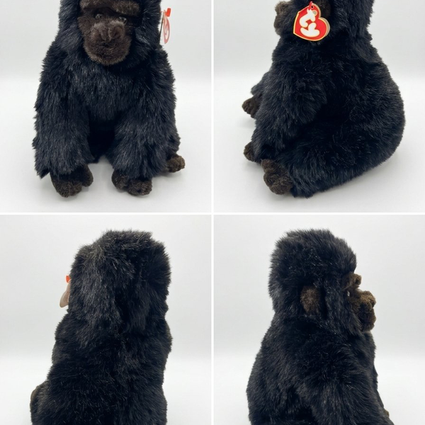 Ty Beanie Baby Grande the Gorilla Plush Stuffed Animal with Tag
