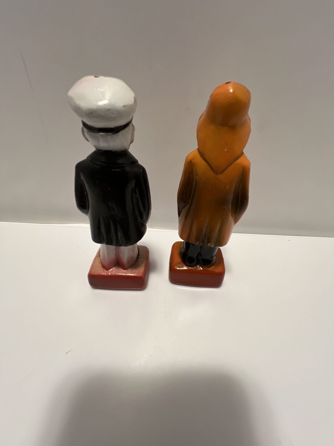 Vintage Cap'n Pepper & Old Salty Salt and Pepper Shakers Set Ceramic 2