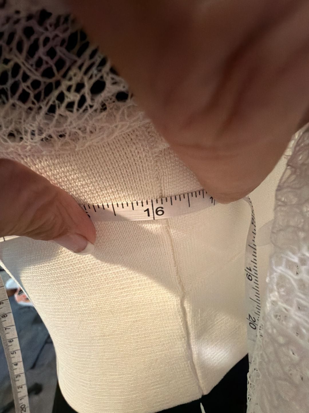 890 Free People Flutter By Crop Top Small White 7