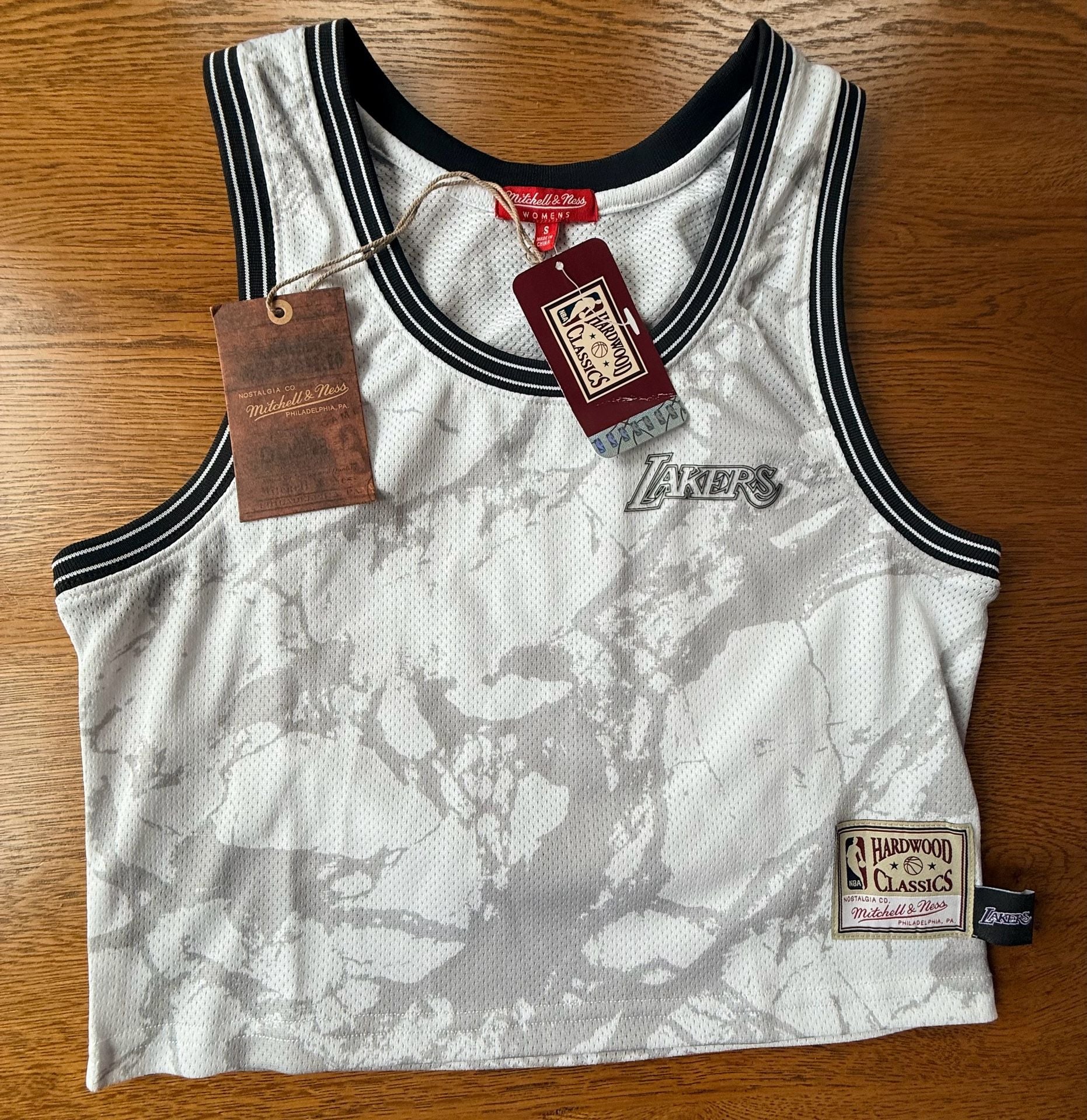 Mitchell & Ness Los Angeles Lakers Crop Tank Top Size S 2