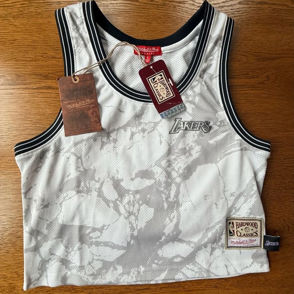 Mitchell & Ness Los Angeles Lakers Crop Tank Top Size S