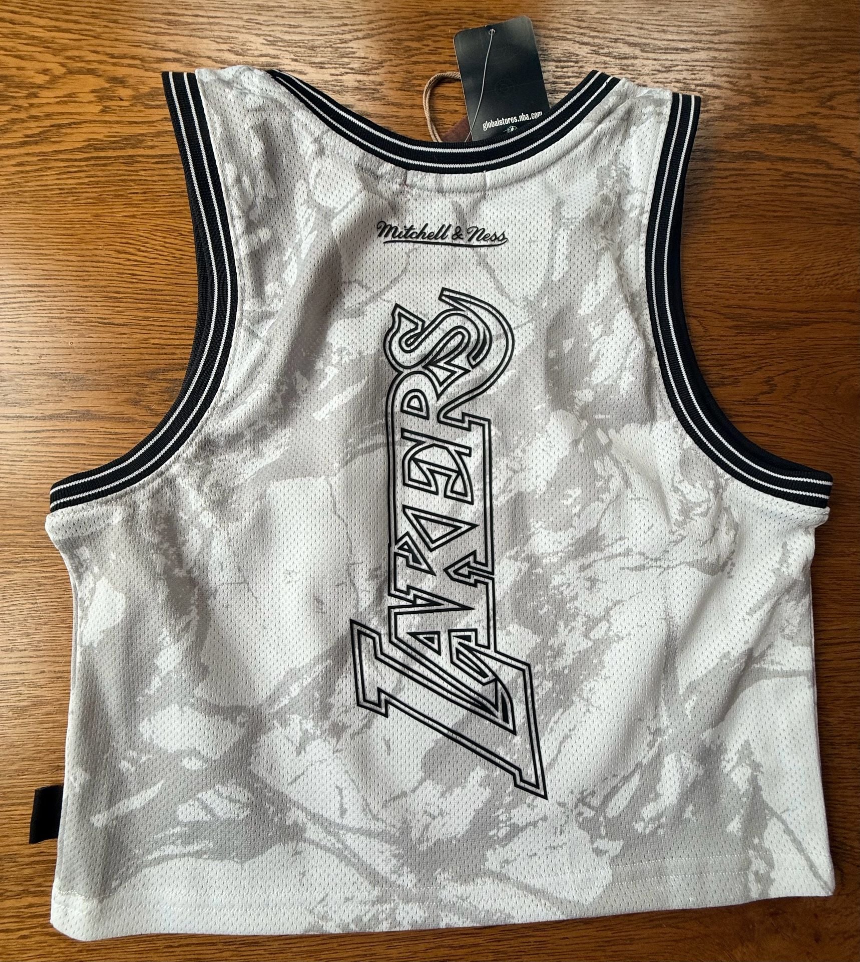 Mitchell & Ness Los Angeles Lakers Crop Tank Top Size S 4