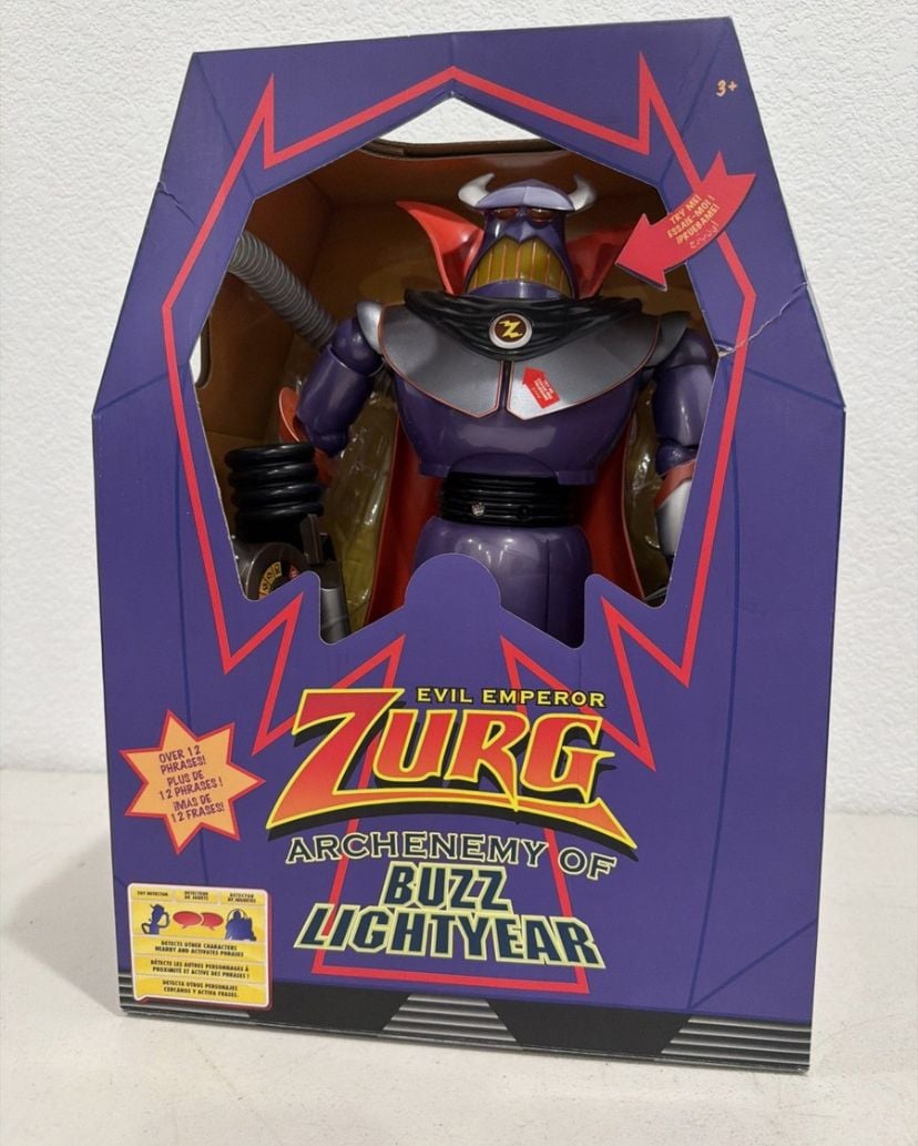 Disney Pixar Toy Story Evil Emperor Zurg Talking Action Figure New 1