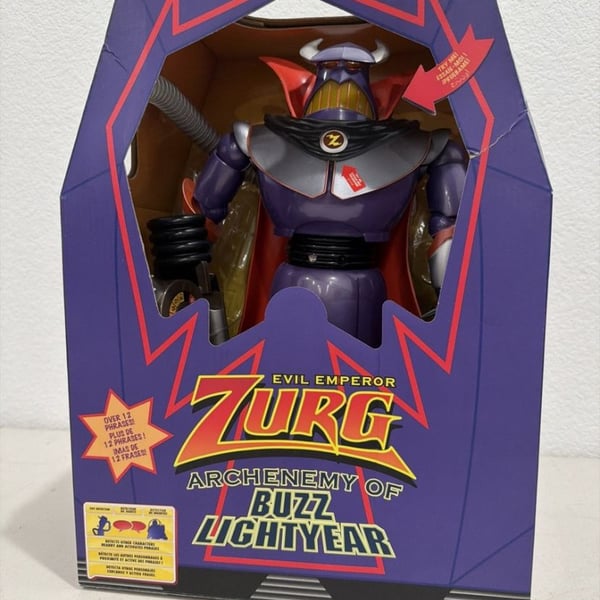 Disney Pixar Toy Story Evil Emperor Zurg Talking Action Figure New