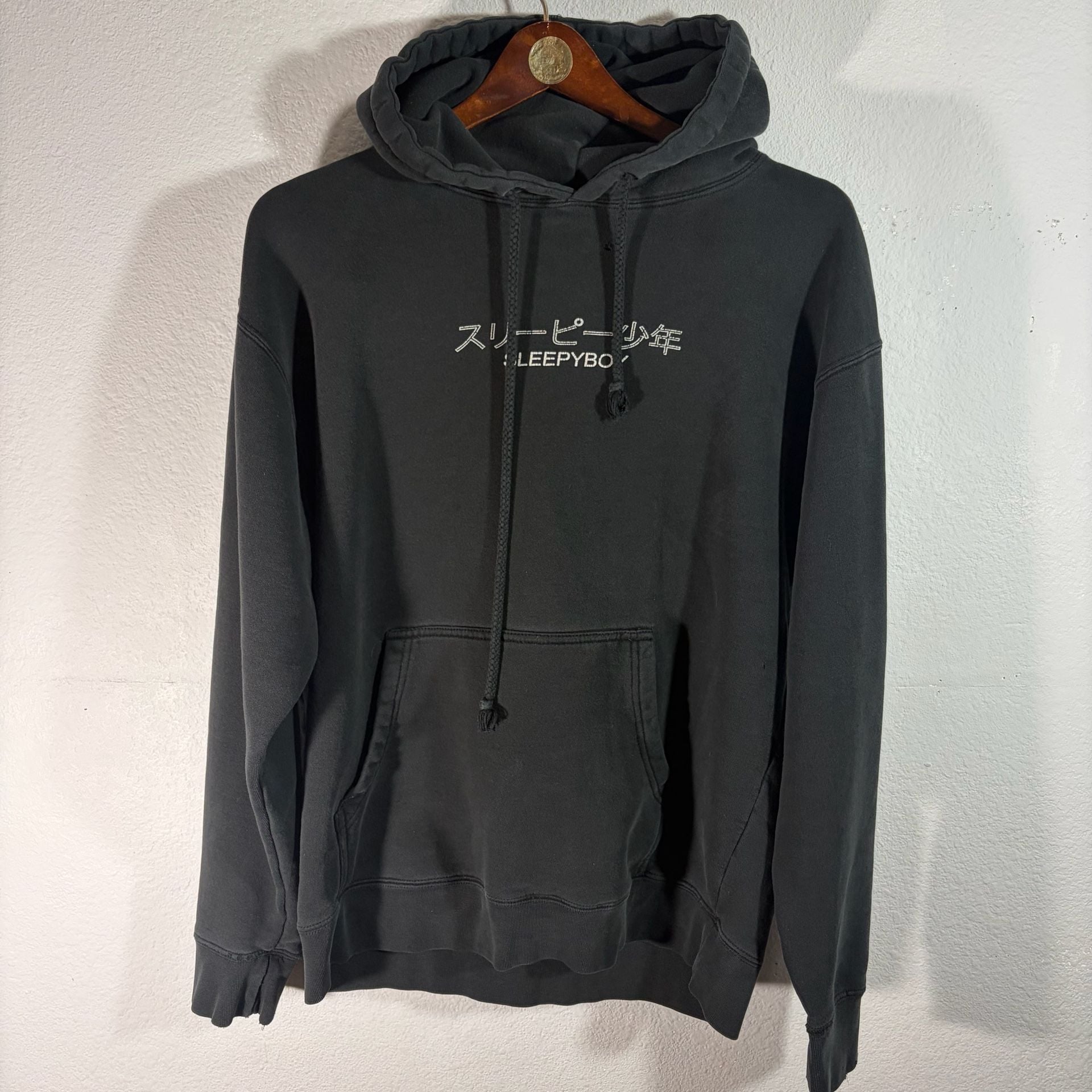 Rare Y2K Black sleepy boy hoodie 3