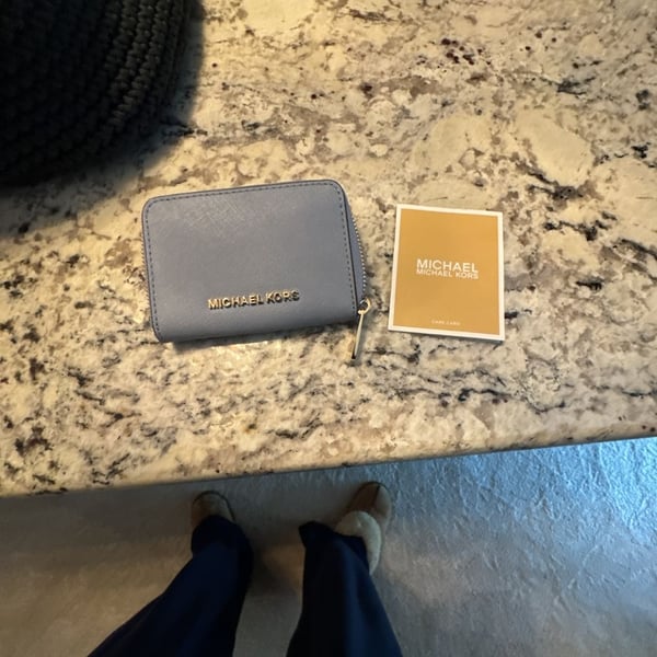 Michael Kors Jet Set Travel  Wallet Blue