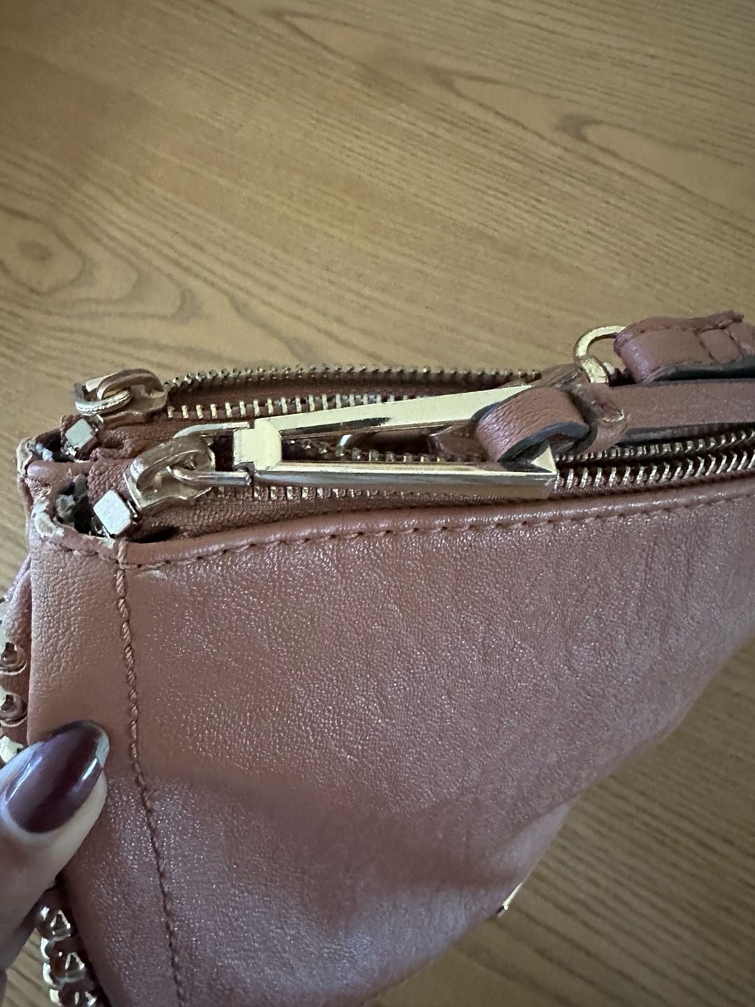 Jessica Simpson Camille Crossbody Brown Studded Handbag 8