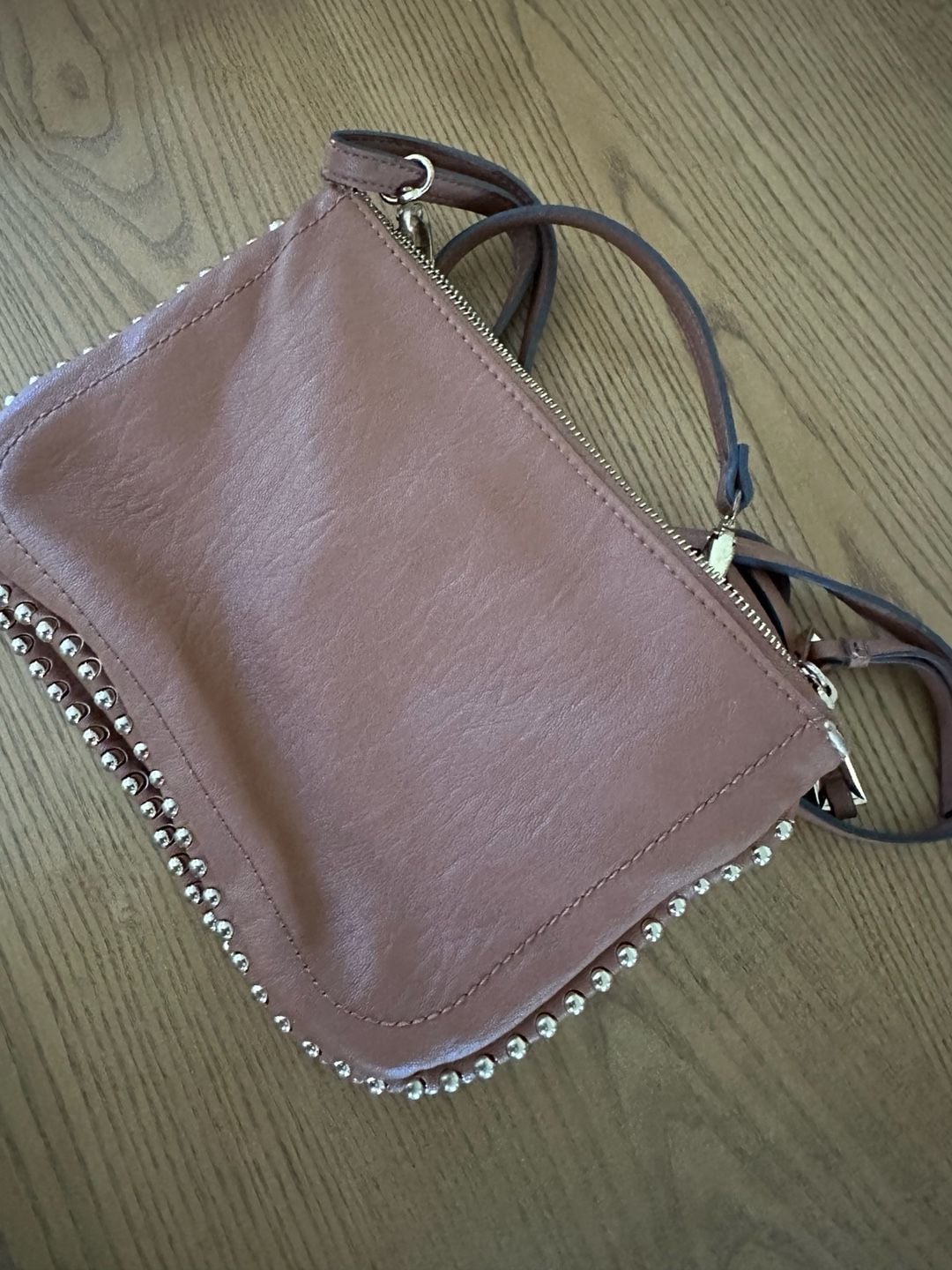 Jessica Simpson Camille Crossbody Brown Studded Handbag 10