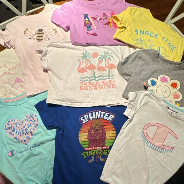 4T Short Sleeve Graphic T-Shirt bundle