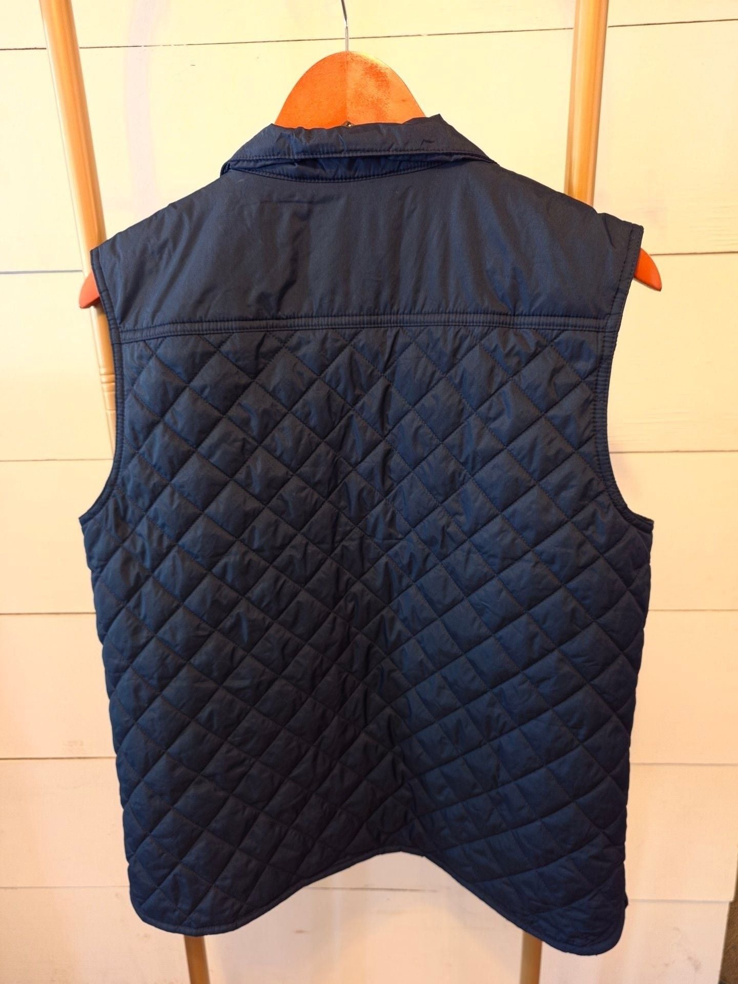 Crewcuts Quilted Vest Size XL Blue Full Zip Puffer Outerwear 3