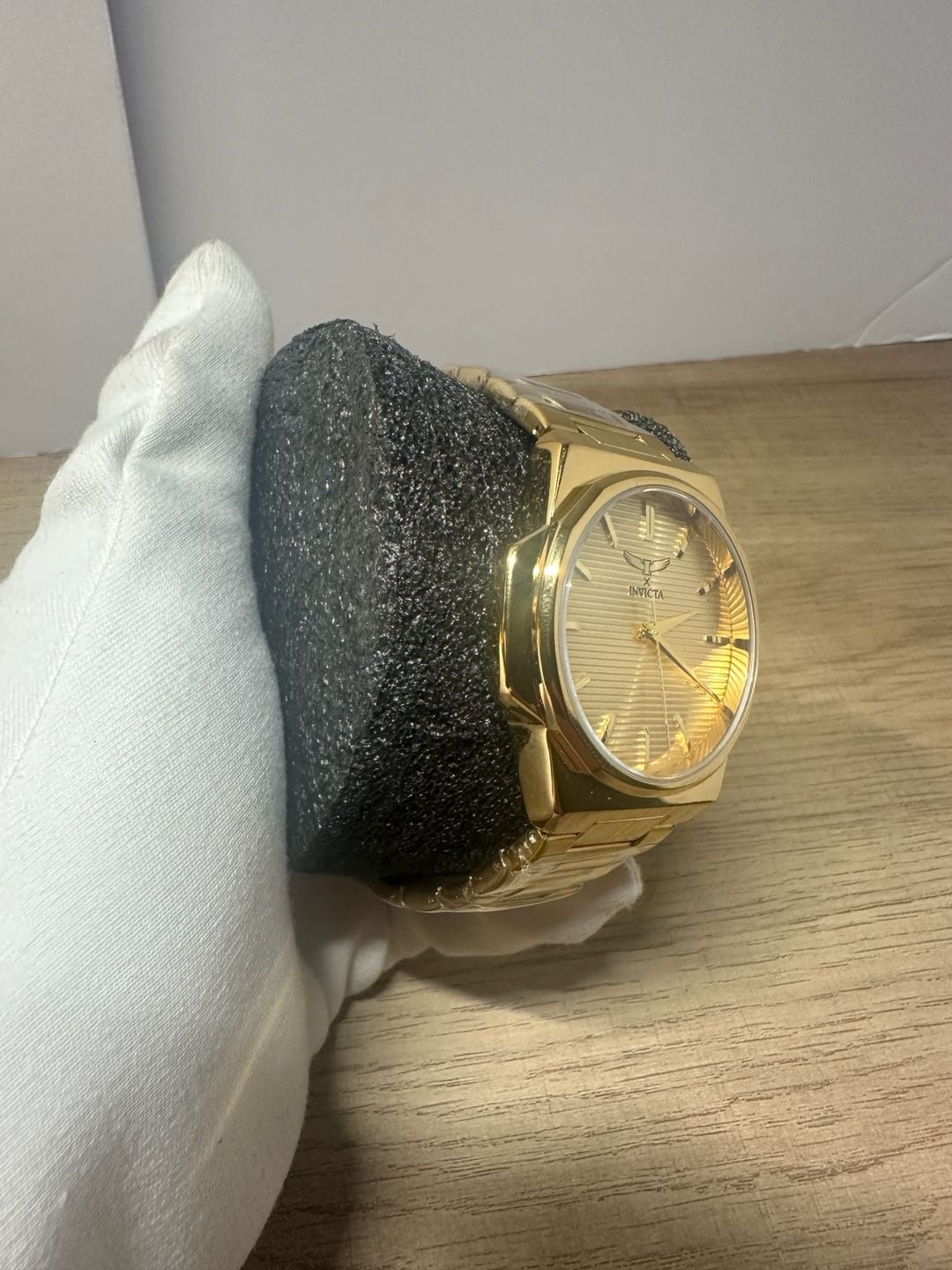 Invicta Gold Tone Quartz Watch 5