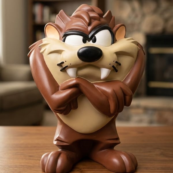 Warner Bros. Taz Tasmanian Devil Vinyl Figure Statue 18' inches