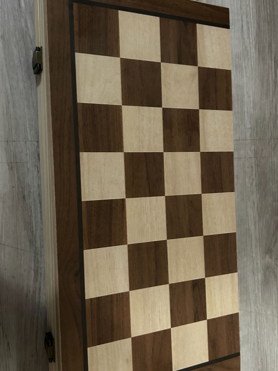 Morfeiy Magnetuc Wooden Chess Set Folding Board 2