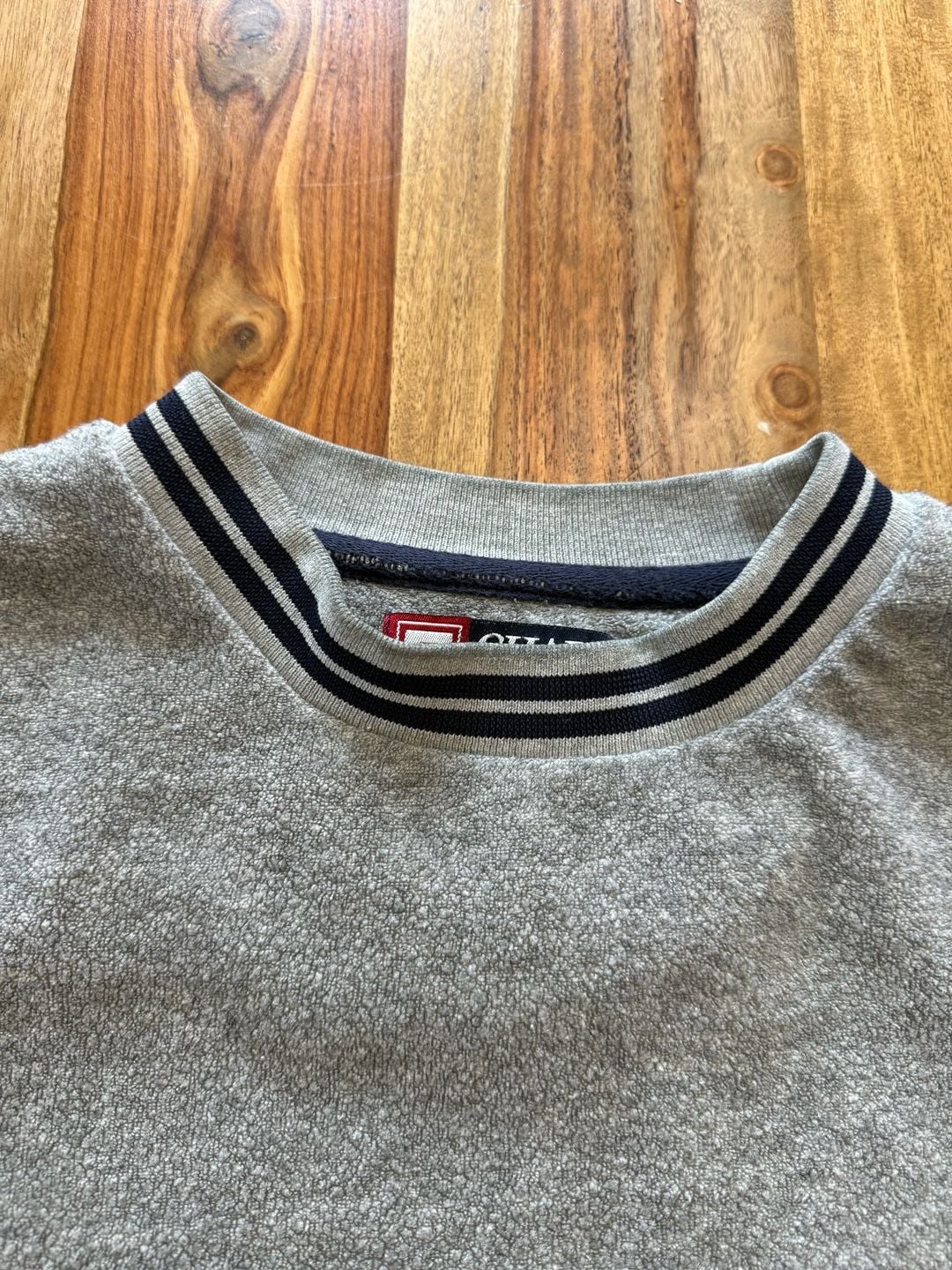 Vintage Chaps Ralph Lauren Sweatshirt Size L Gray Terry Cloth 5