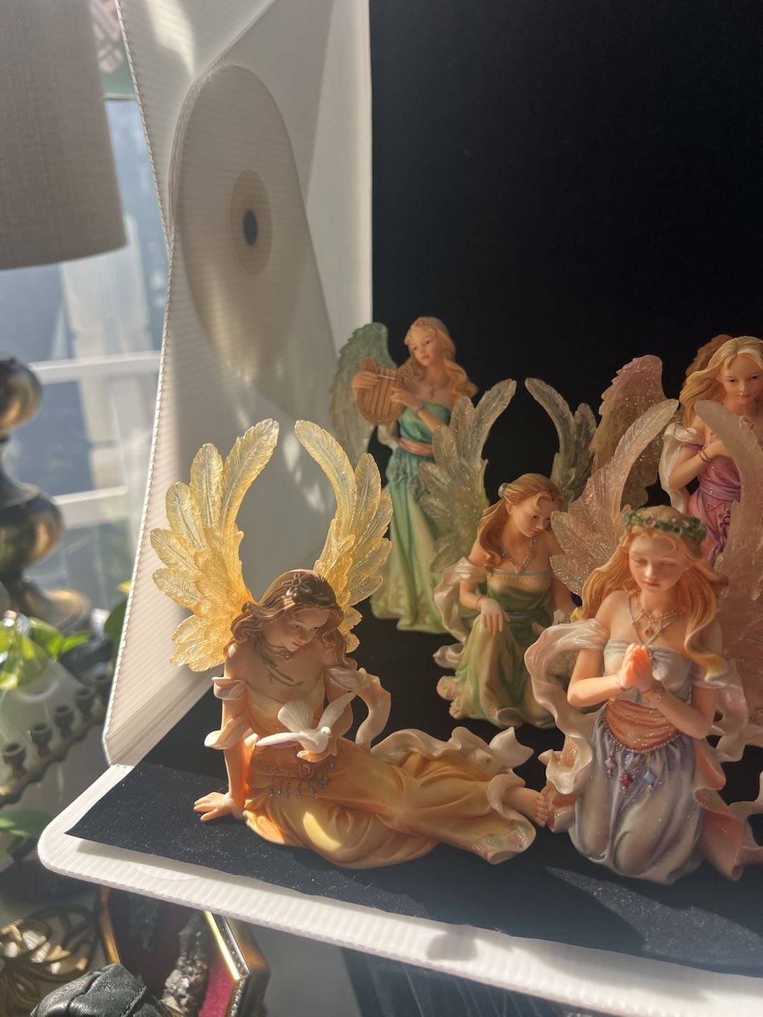 Munro Angels Around Us Figurine Collection Set of 8 Resin Angels 2