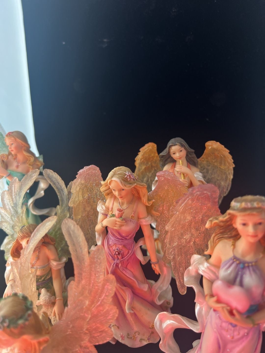 Munro Angels Around Us Figurine Collection Set of 8 Resin Angels 5