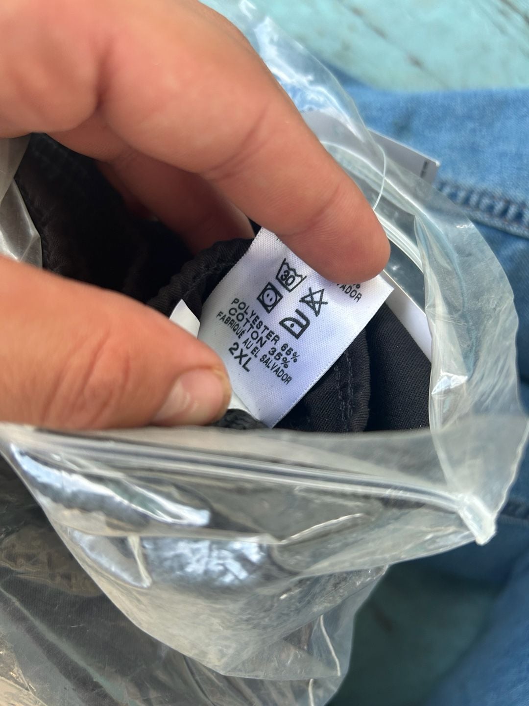 Chef Revival Baggy Chef Pants Size 2XL Black 4 Pockets Drawstring 4