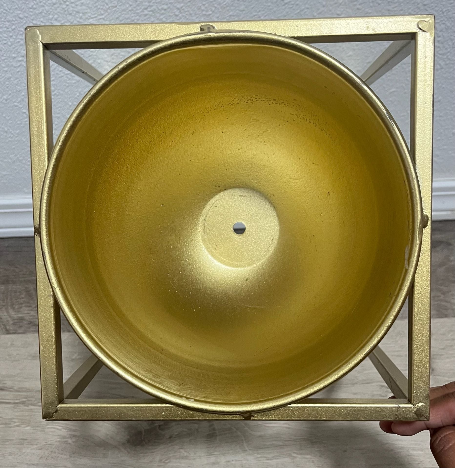Century Brass finish Planter 2