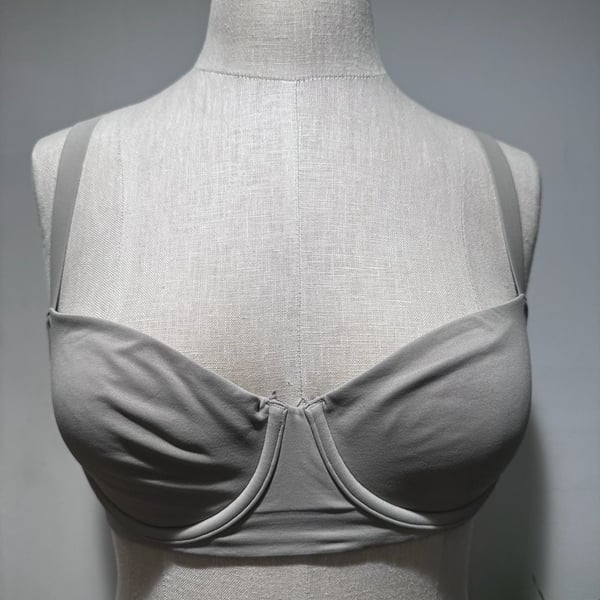 Aerie Smoothez Real Good Underwire Bra 34C Gray