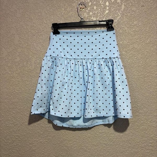 Wild Fable Babydoll Tube Top Size M Blue Polka Dots