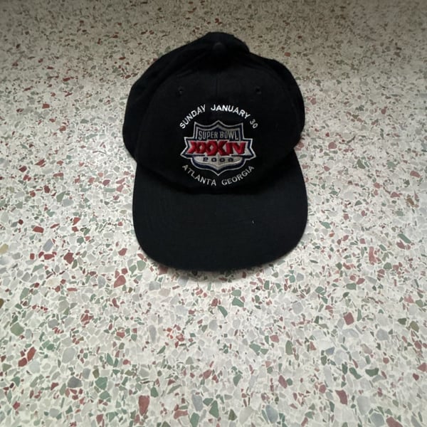 Logo 7 Super Bowl XXXIV Atlanta Georgia 2000 Hat Cap Black