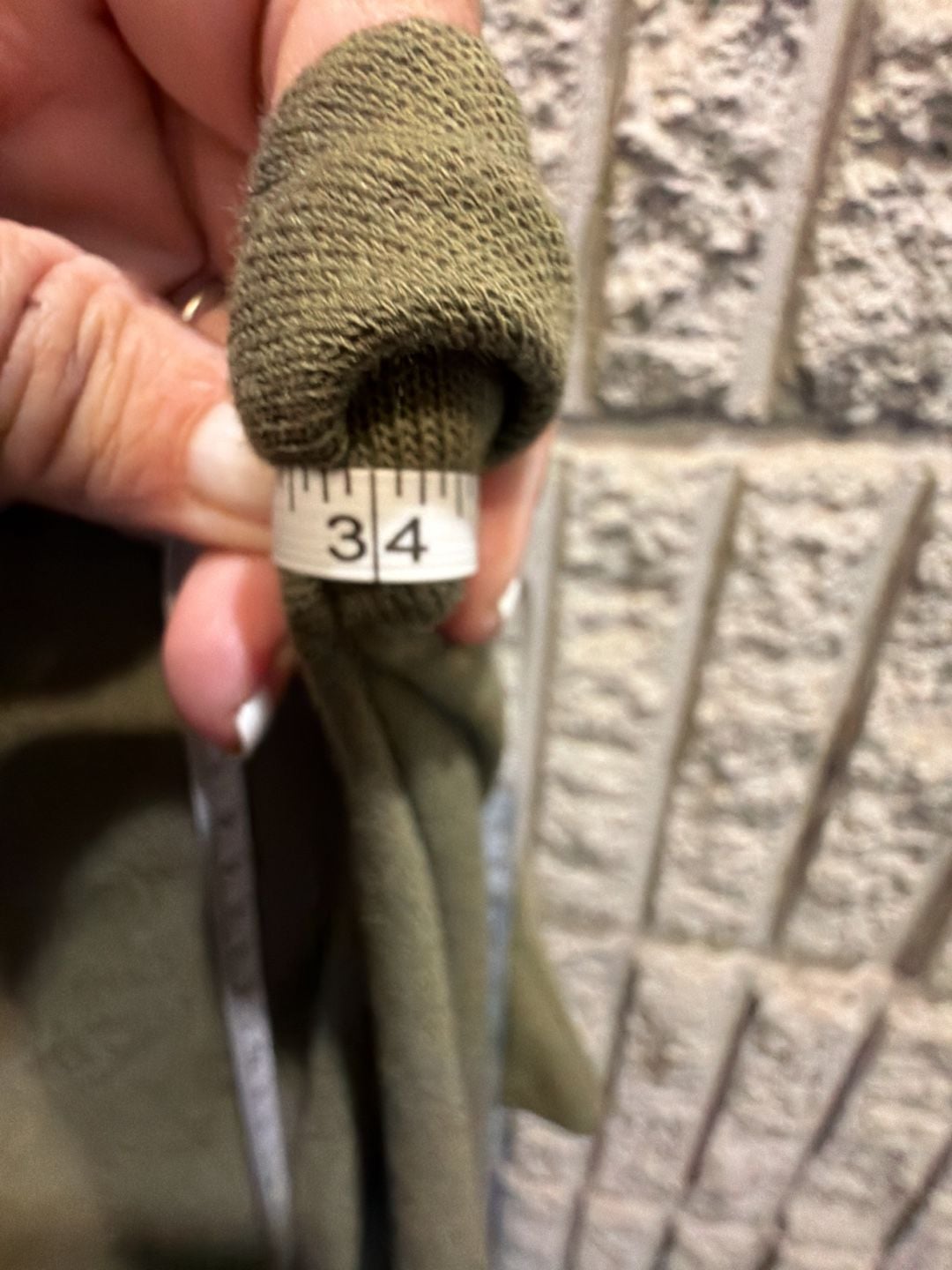 891 Andrée By Unit Batwing Sleeve Top Size L Olive 4