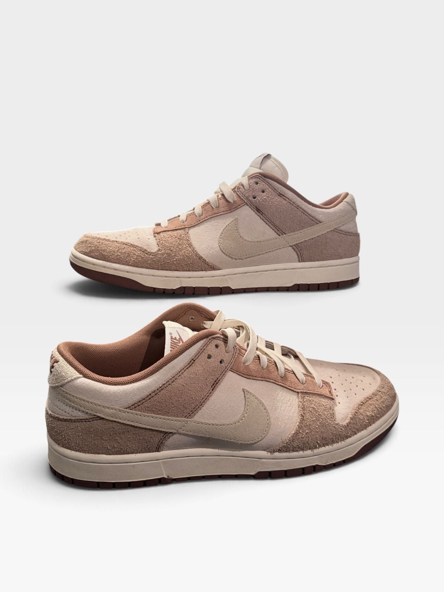 Nike Dunk Low Medium Curry Sail Fossil DC1390-100 Suede Sneakers - 12M 2