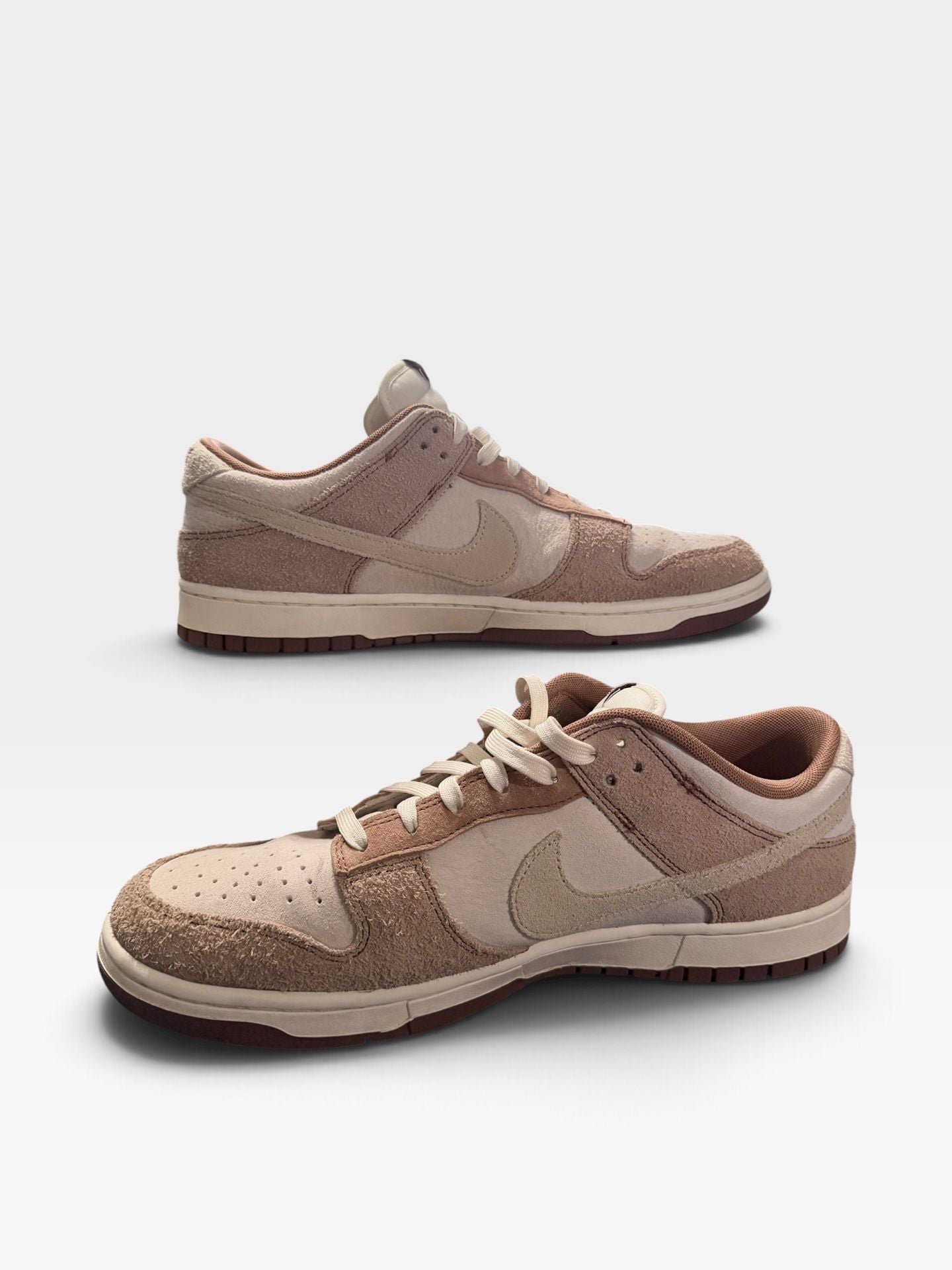 Nike Dunk Low Medium Curry Sail Fossil DC1390-100 Suede Sneakers - 12M 3