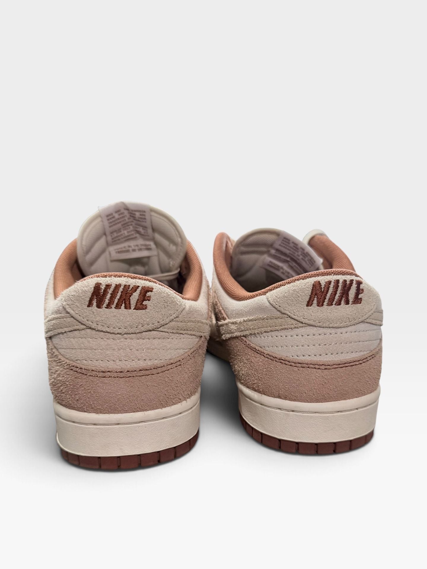 Nike Dunk Low Medium Curry Sail Fossil DC1390-100 Suede Sneakers - 12M 4