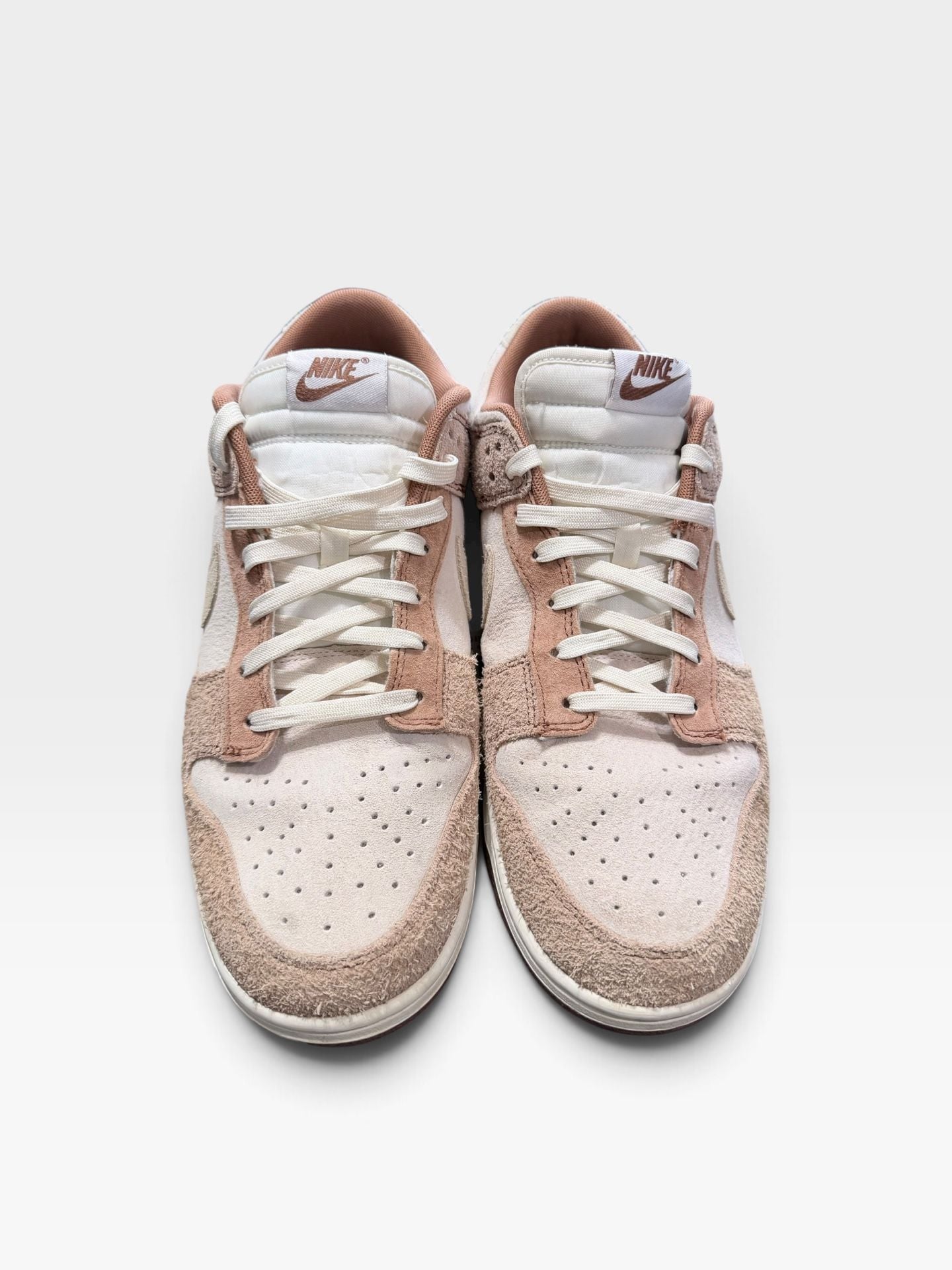 Nike Dunk Low Medium Curry Sail Fossil DC1390-100 Suede Sneakers - 12M 5