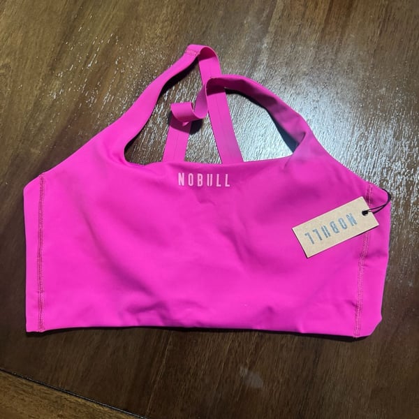 Nobull Ll Bra Size L Fuchsia Red