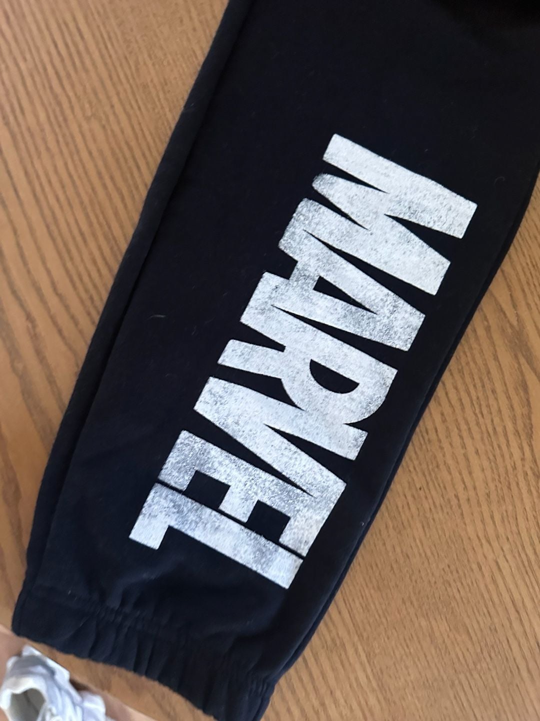 Marvel Sweatpants Size S Black Superhero Graphic Joggers 3