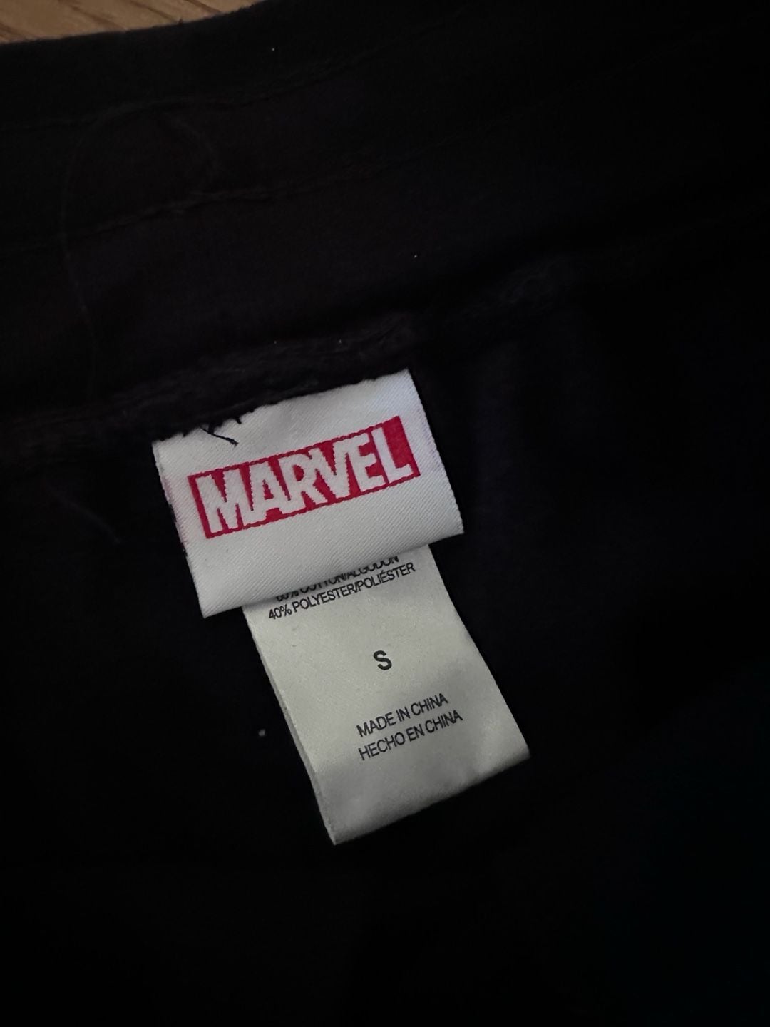 Marvel Sweatpants Size S Black Superhero Graphic Joggers 6