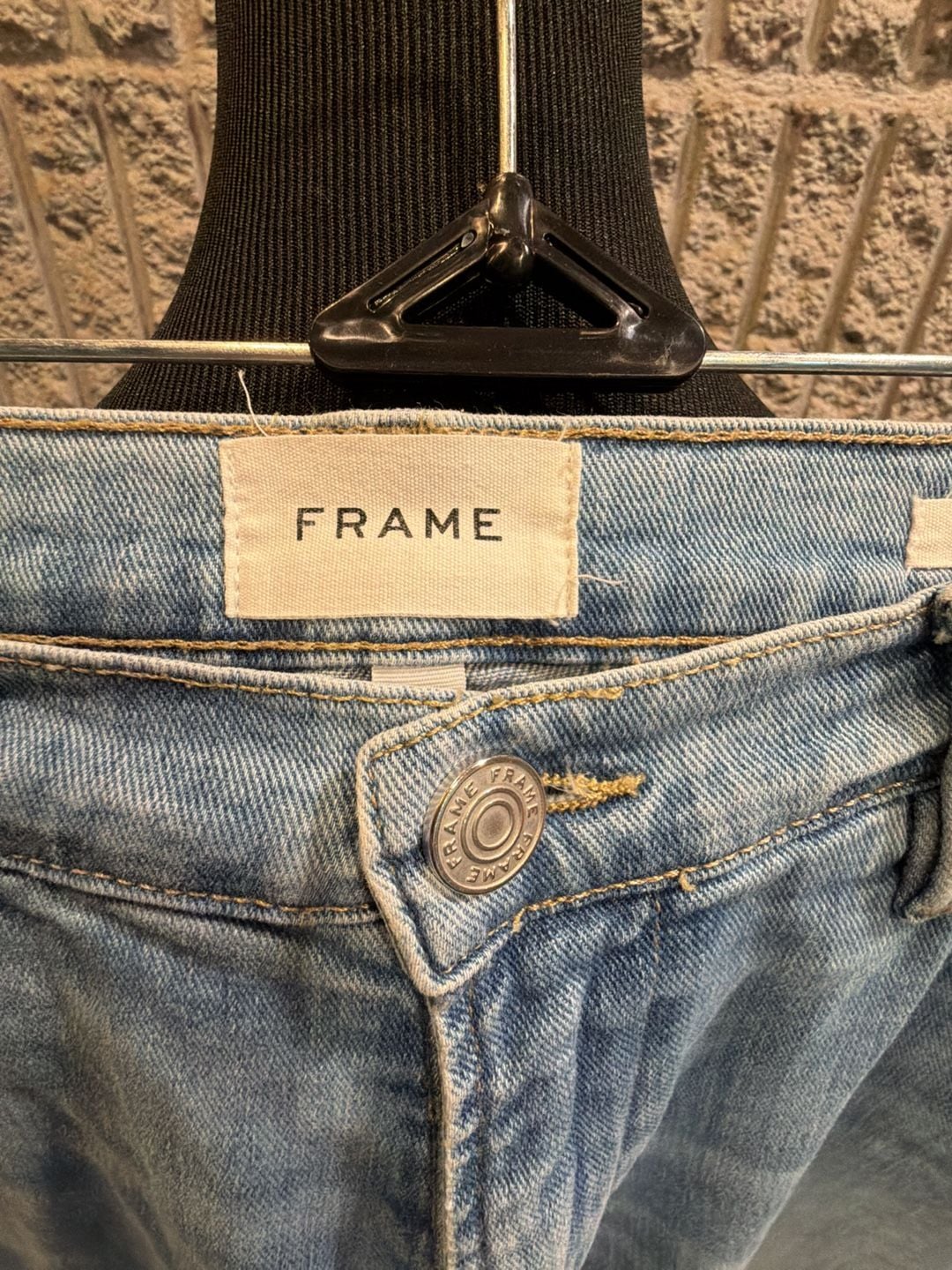 892 FRAME Le High Flare Size 31 Light Wash Denim Jeans 3