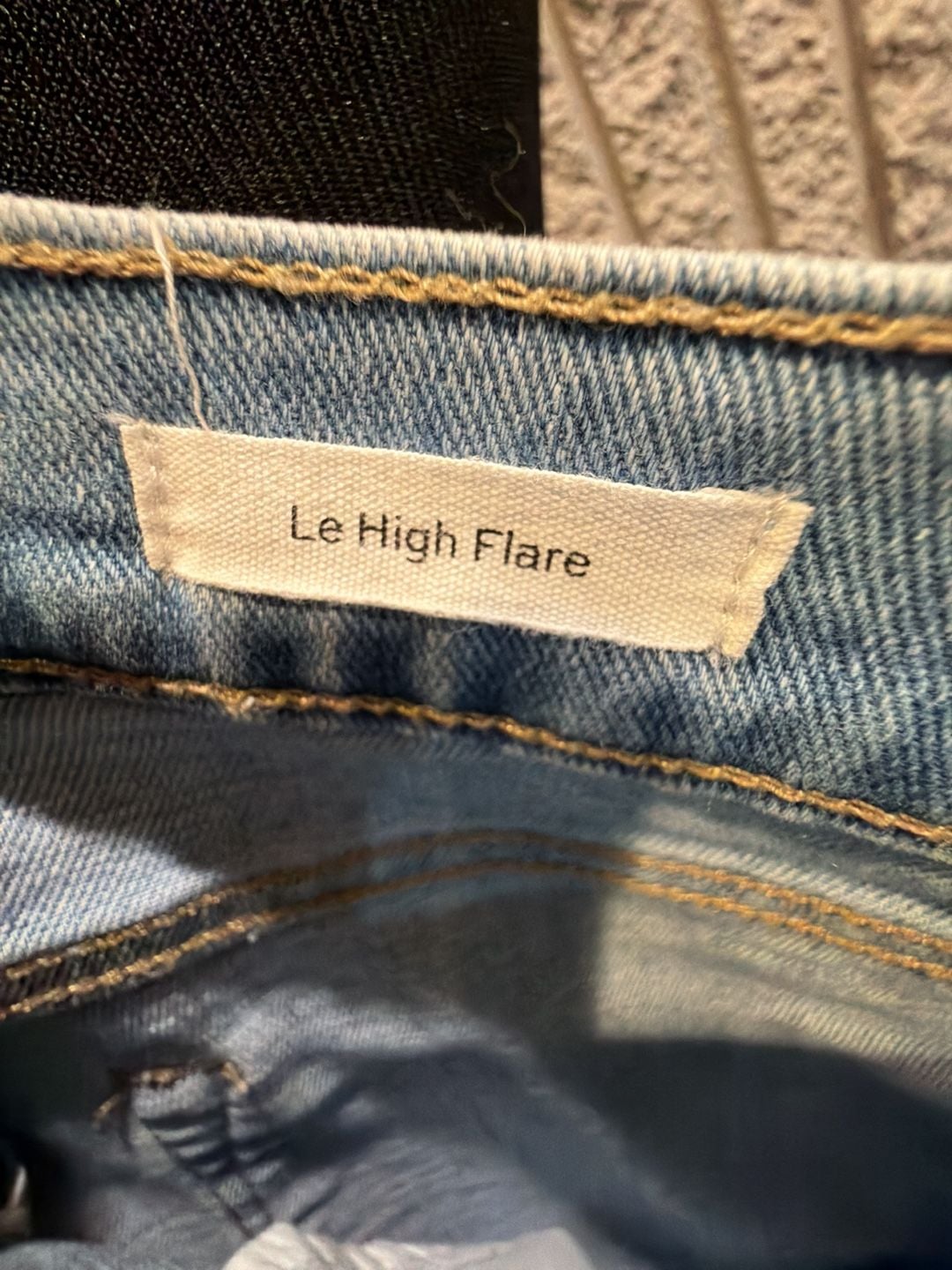 892 FRAME Le High Flare Size 31 Light Wash Denim Jeans 4