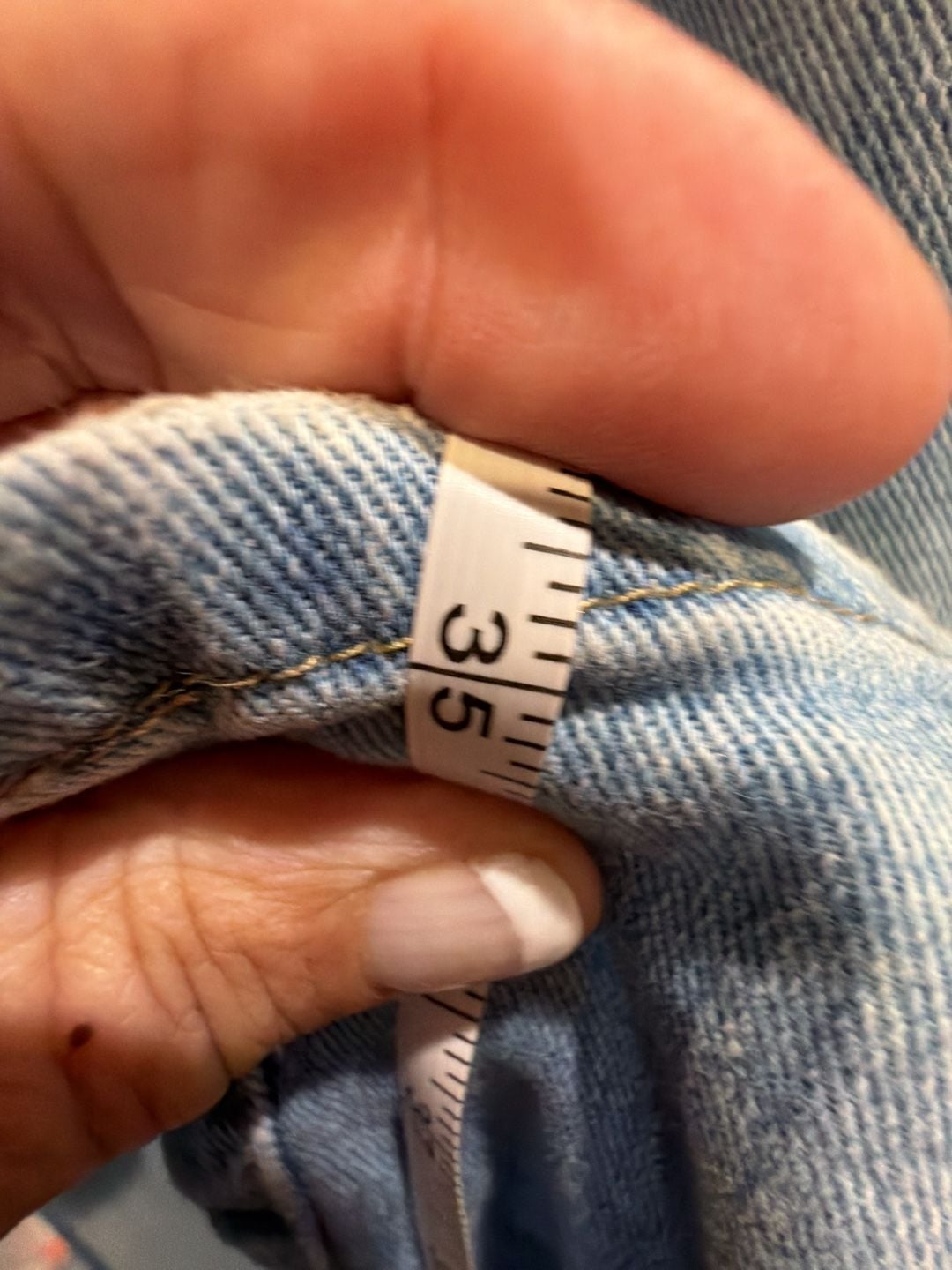 892 FRAME Le High Flare Size 31 Light Wash Denim Jeans 6