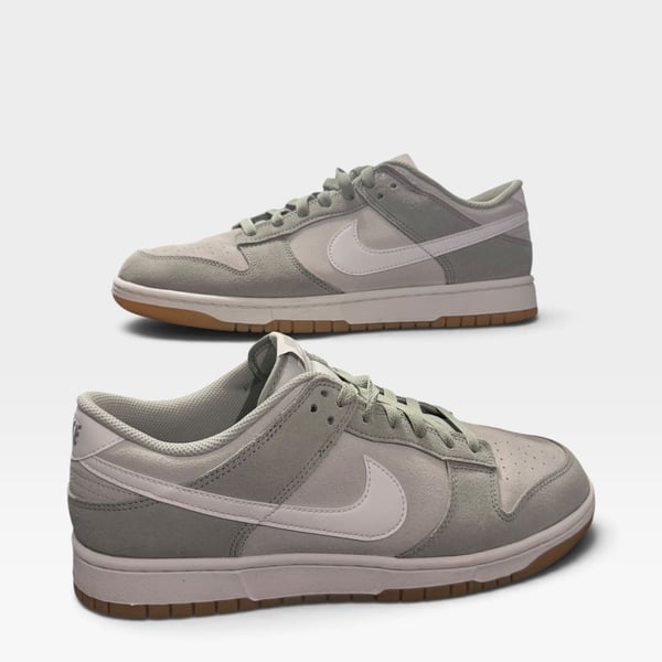 Nike Dunk Low Retro SE Light Silver Light Army Sail White Shoes - 12M