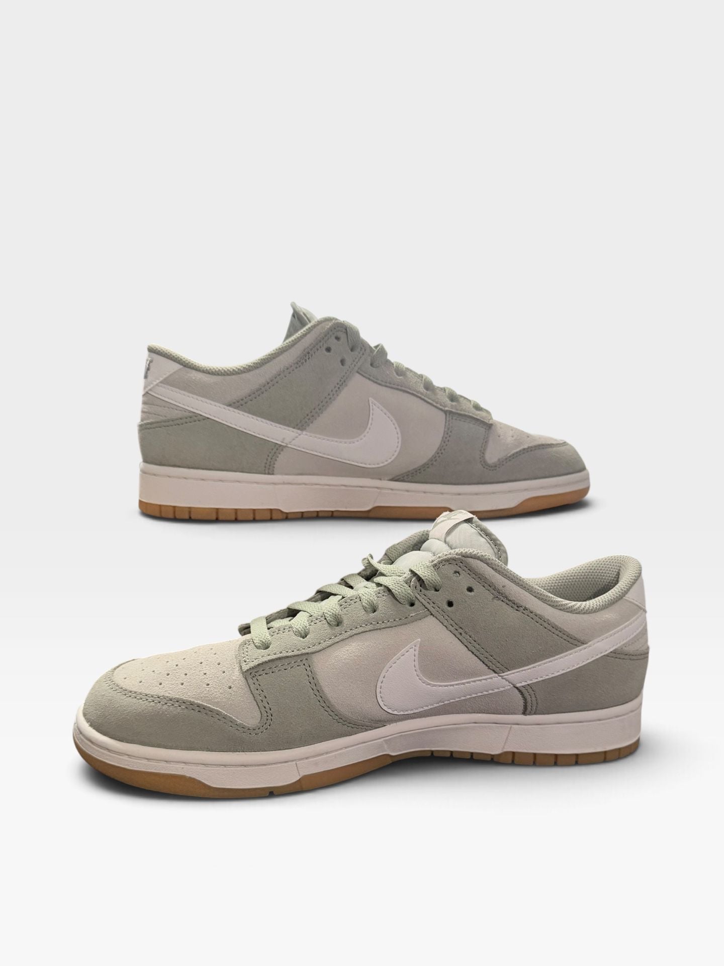 Nike Dunk Low Retro SE Light Silver Light Army Sail White Shoes - 12M 3