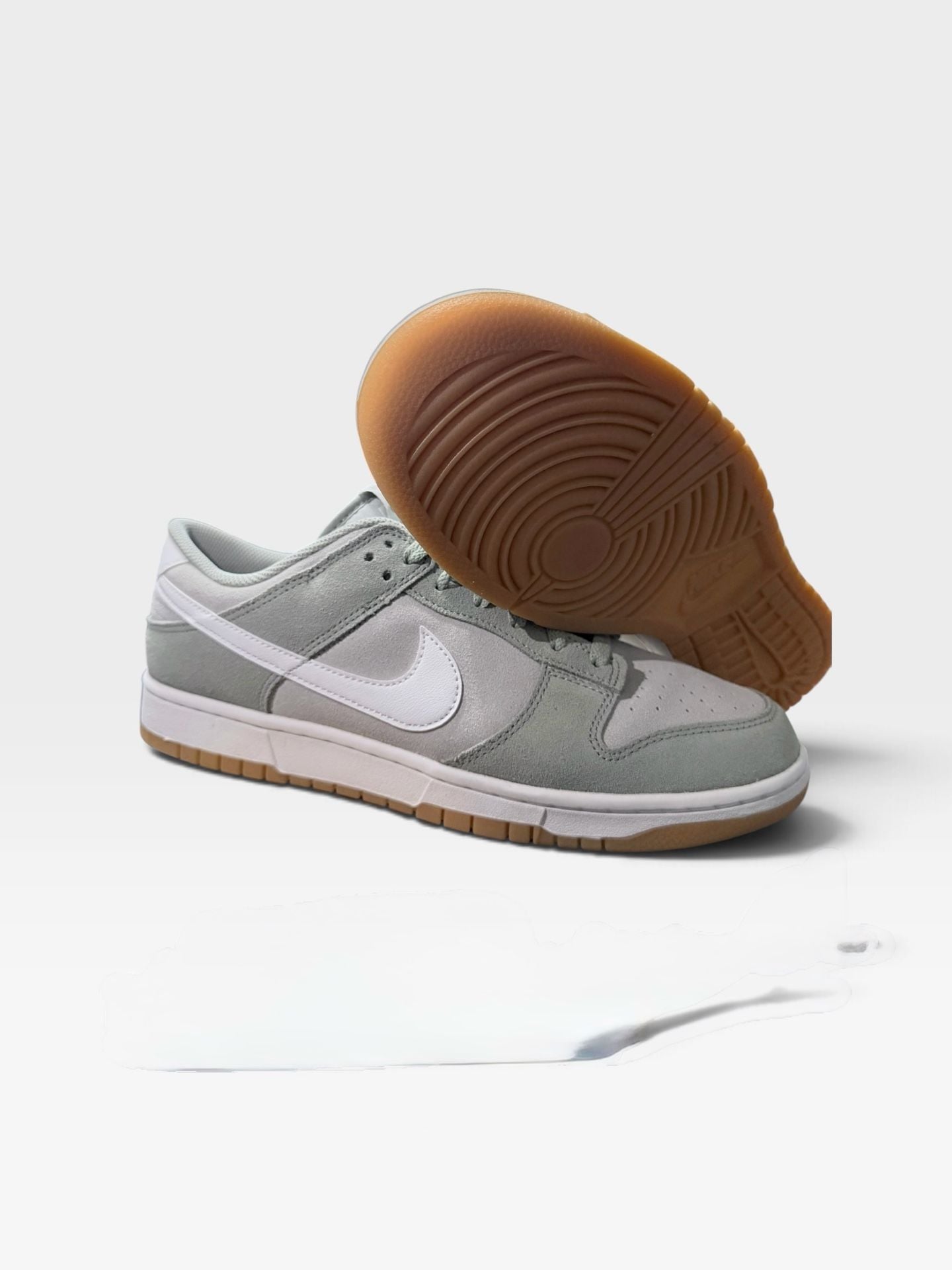 Nike Dunk Low Retro SE Light Silver Light Army Sail White Shoes - 12M 6
