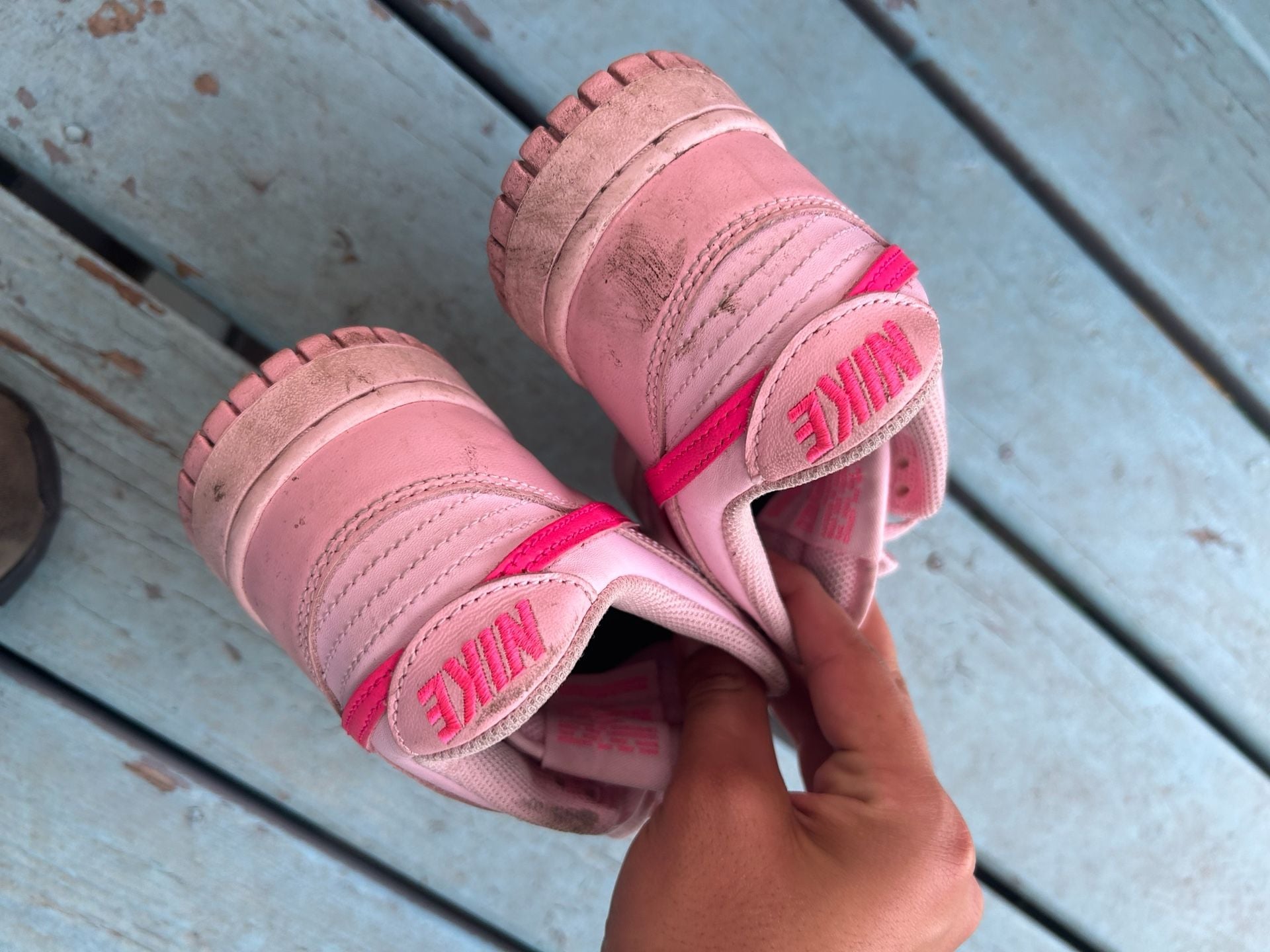 Nike Dunk Low Triple Pink Size 7Y 7