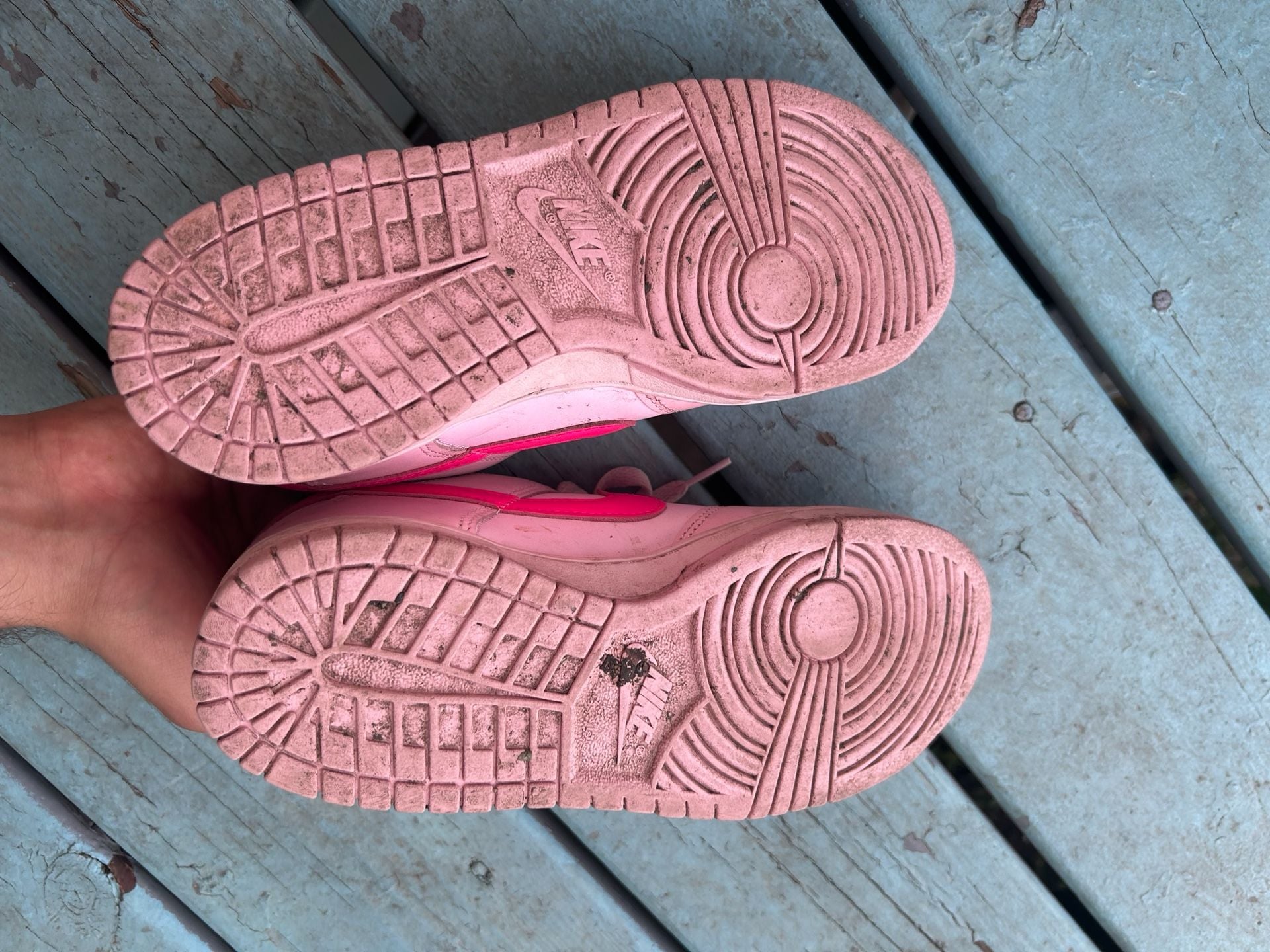 Nike Dunk Low Triple Pink Size 7Y 8