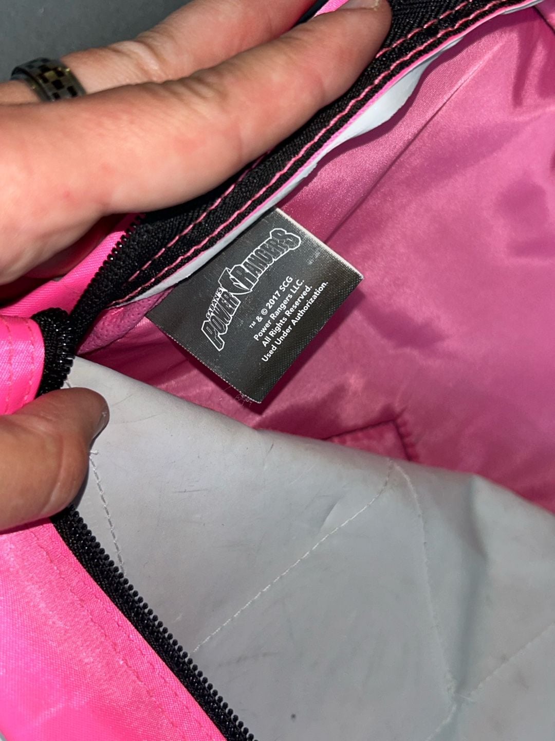 Power Rangers Pink Ranger Mini Backpack Pink White 5