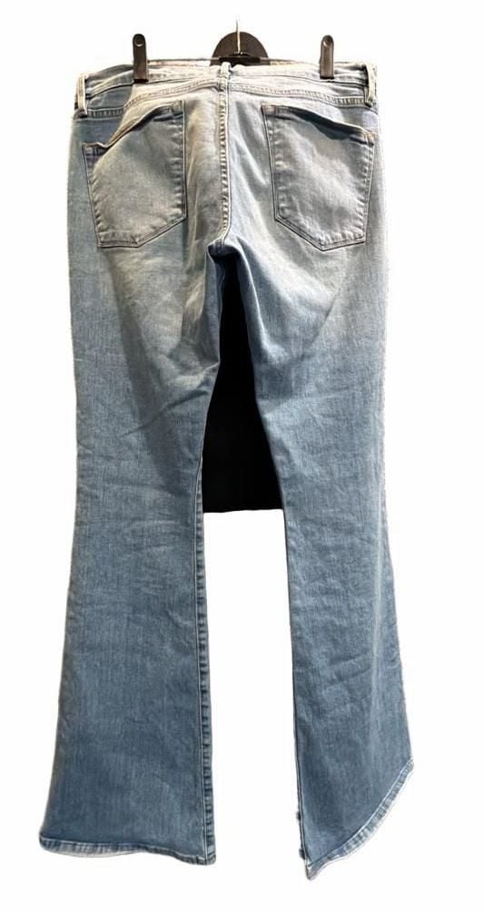 892 FRAME Le High Flare Size 31 Light Wash Denim Jeans 10
