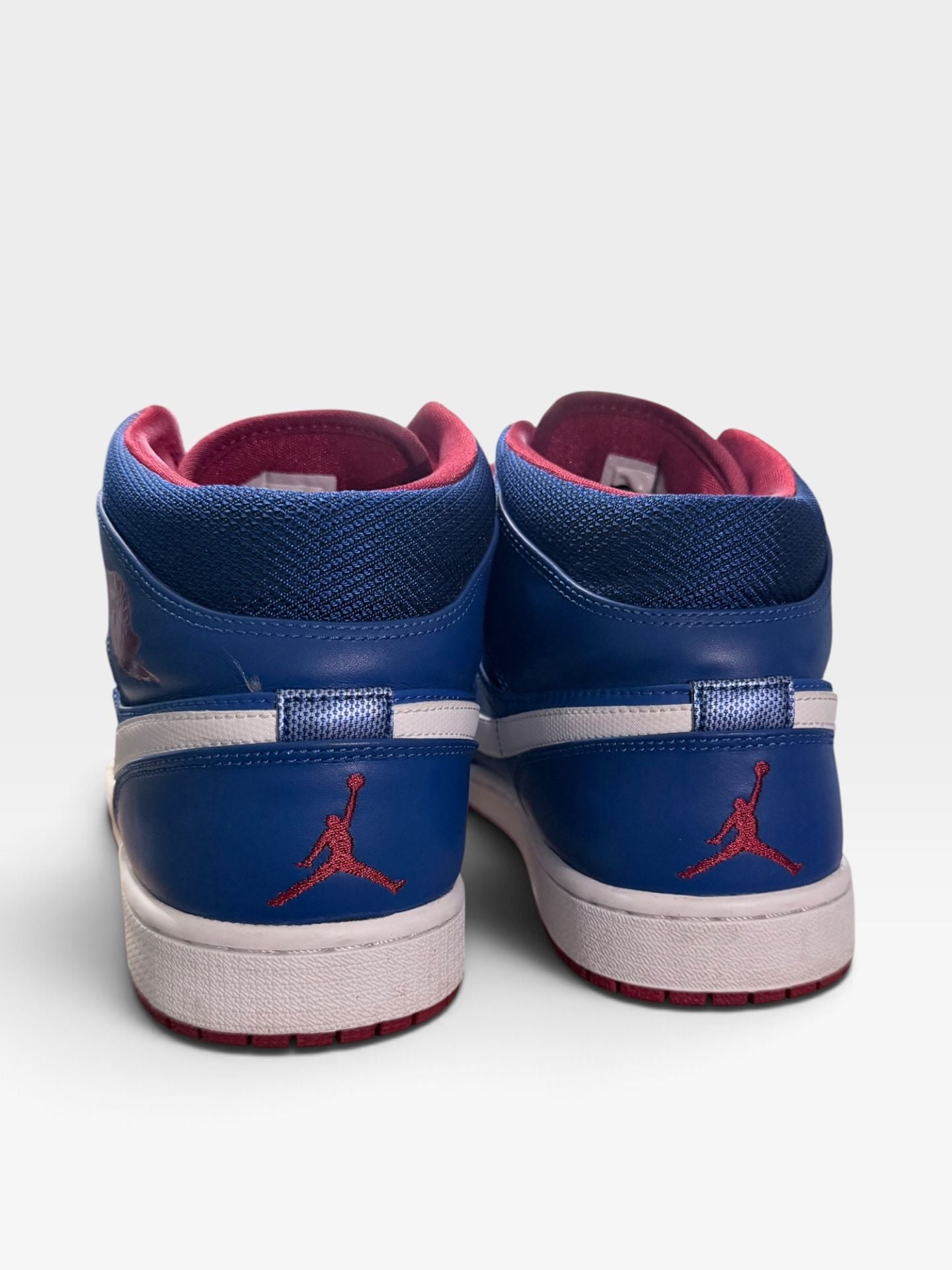 Nike Air Jordan 1 Mid Detroit Pistons (2012)Blue Red Sneakers - 11M 4